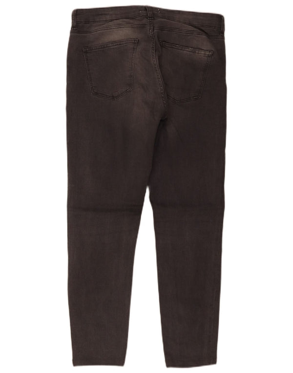 Женские укороченные джинсы Zara EU 40 Medium W30 L25 Серый хлопок