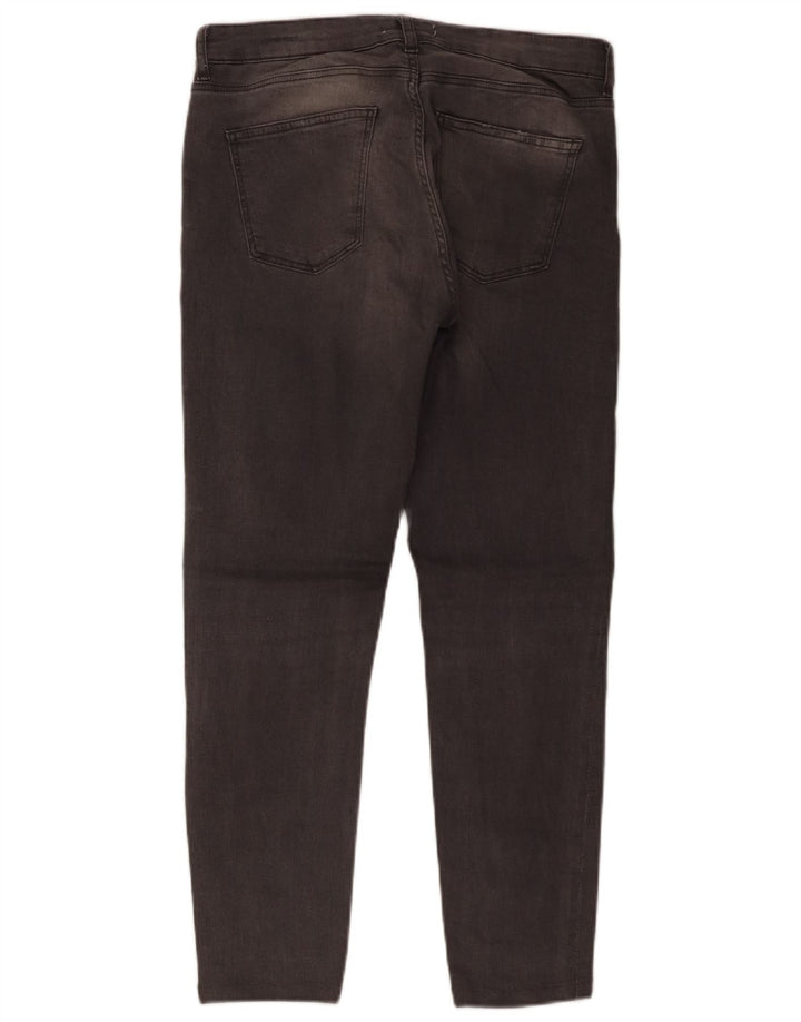 Женские укороченные джинсы Zara EU 40 Medium W30 L25 Серый хлопок