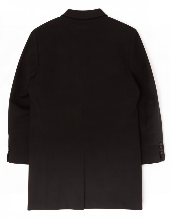 Мужское пальто Pierre Cardin IT 54 2XL Черное Шерстяное