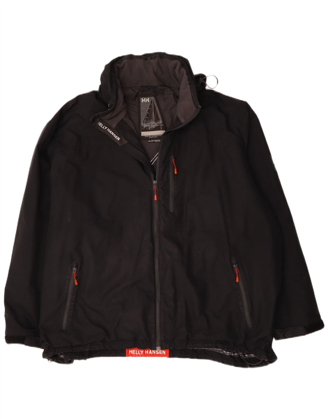 Мужская ветровка с рисунком Helly Hansen UK 46 3XL, черный полиэстер