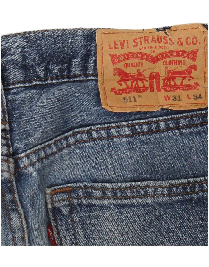 Мужские джинсы Levi's Slim 511 W31 L31 синие