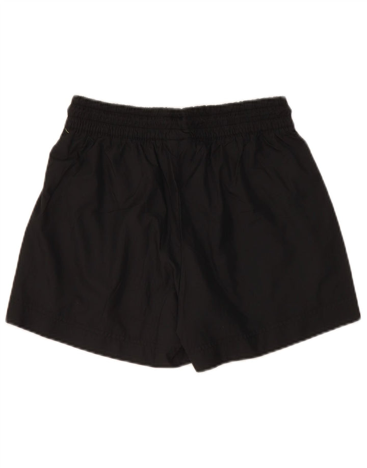 Женские спортивные шорты NIKE UK 6 XS, черные, полиэстер с цветными блоками