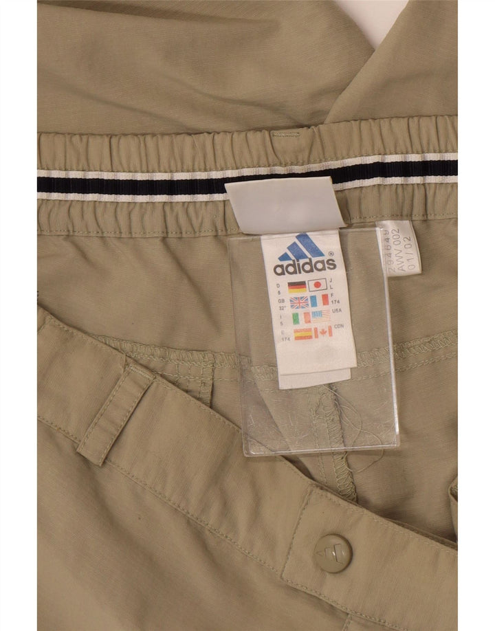 Мужские походные капри Adidas W32 L20 хаки из полиамида