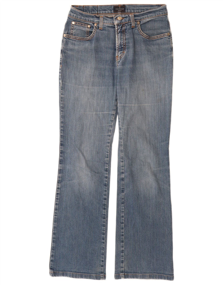 Джинсы Trussardi Женские джинсы Bootcut W27 L30 Синий хлопок