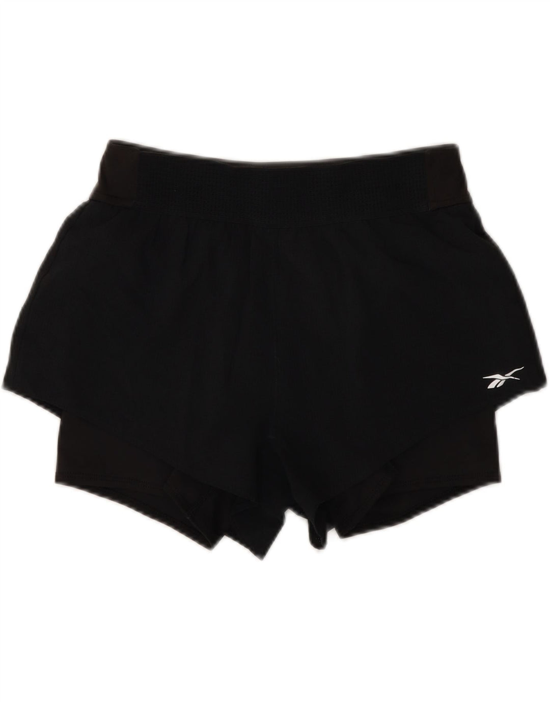 Женские спортивные шорты Reebok Speedwick UK 8/10, маленькие, черные, полиэстер