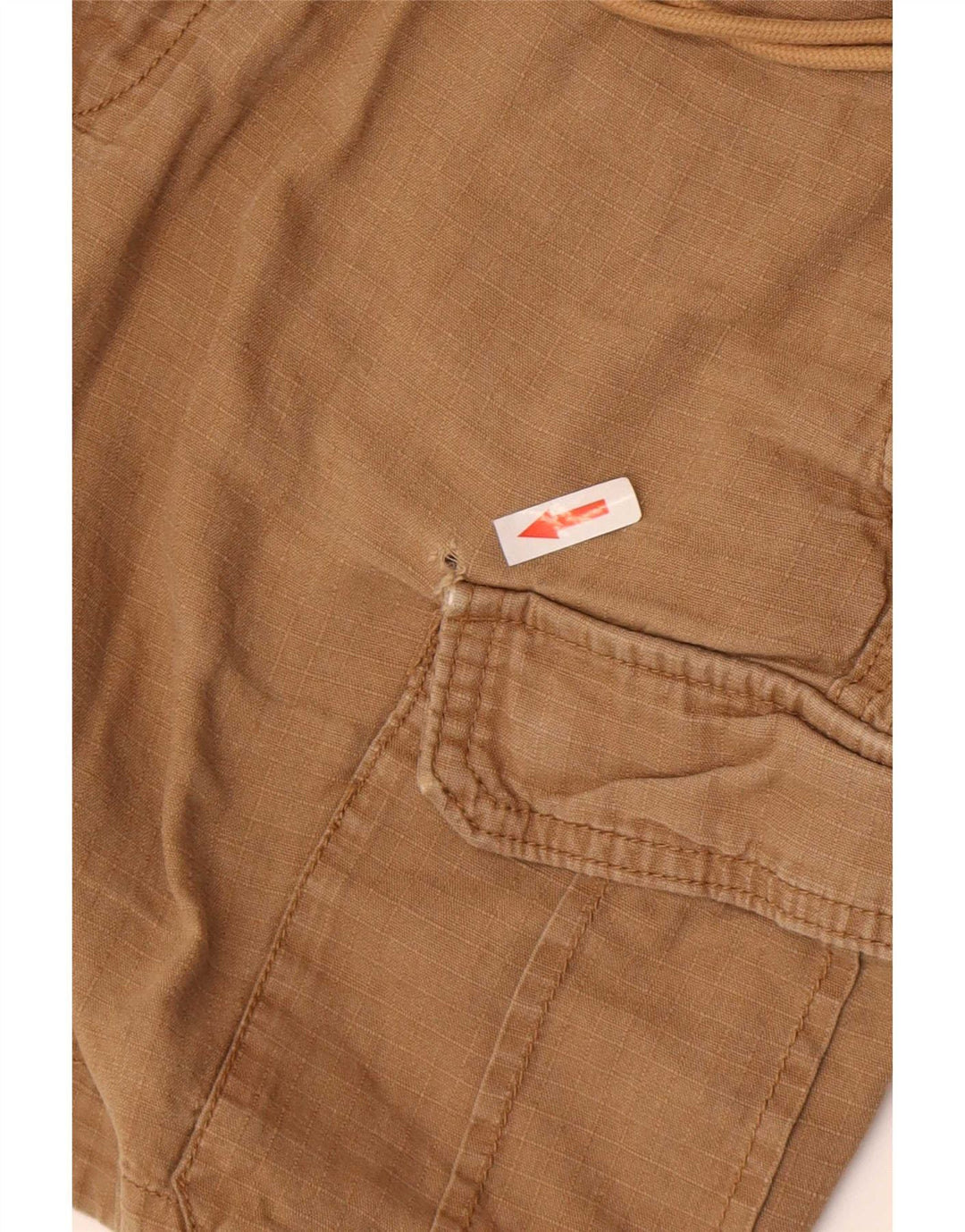 Мужские шорты карго Abercrombie & Fitch Medium W32, коричневые льняные
