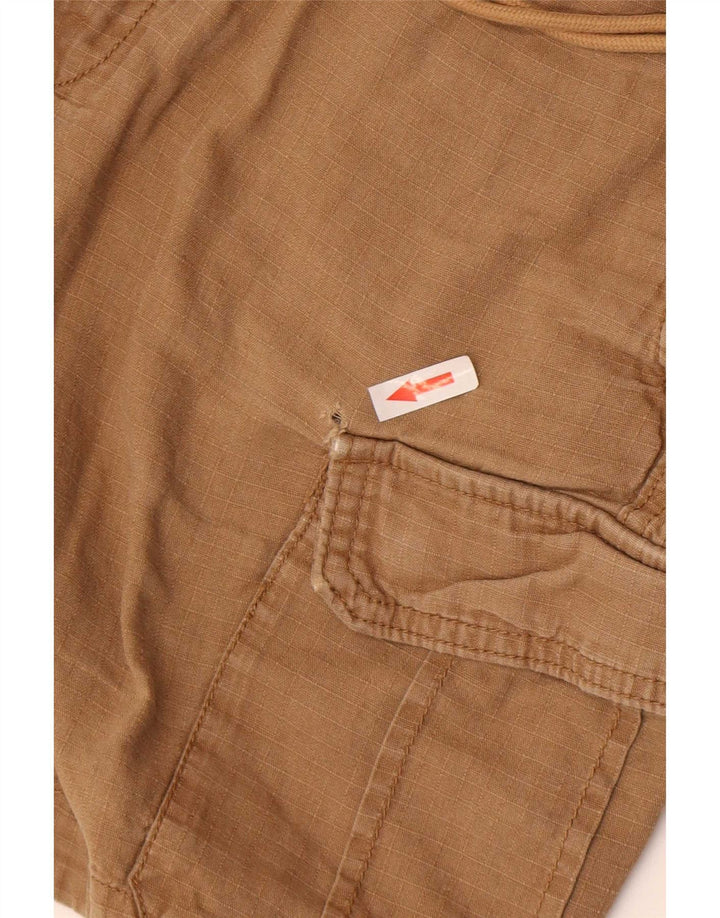 Мужские шорты карго Abercrombie & Fitch Medium W32, коричневые льняные