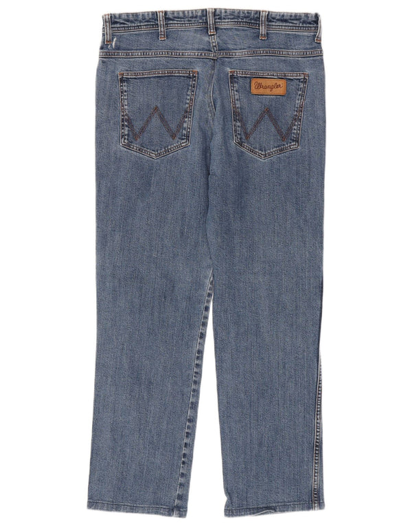 Мужские прямые джинсы Wrangler Arizona W34 L29, синие, хлопок
