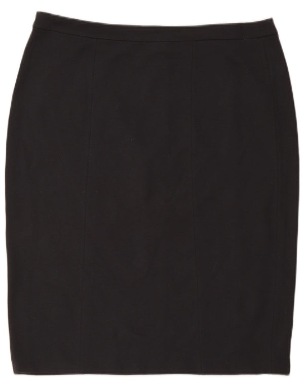 Armani Collezioni Женская юбка-карандаш IT 48 XL W34 Черная вискоза
