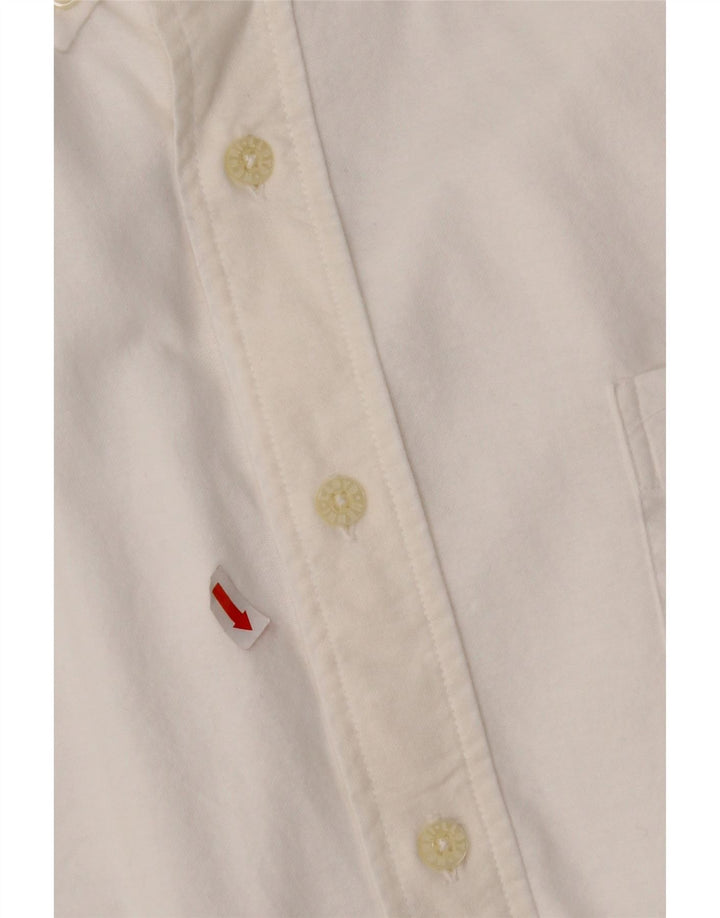 HENRI LLOYD Мужская рубашка большого размера из хлопка белого цвета