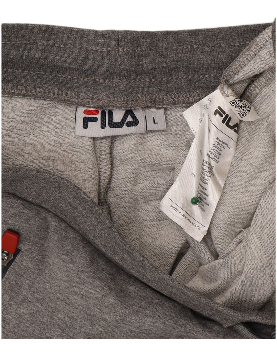 FILA Mens Tracksuit Trousers Large  Grey Cotton