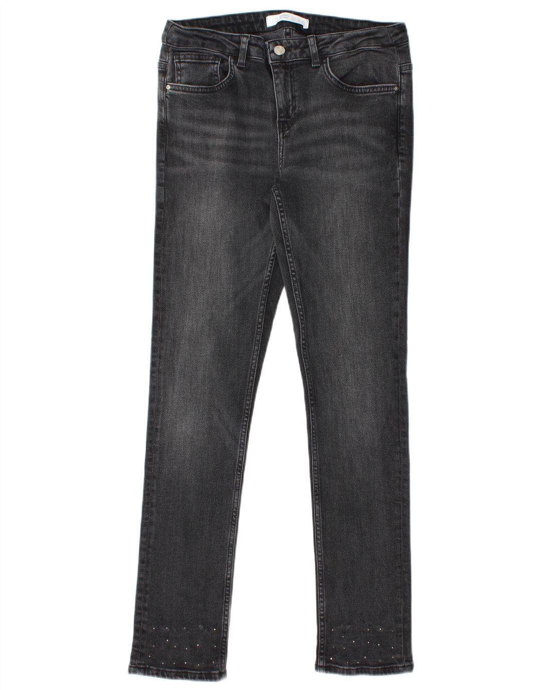 Женские узкие джинсы Zara EU 40 Medium W30 L30 Серые