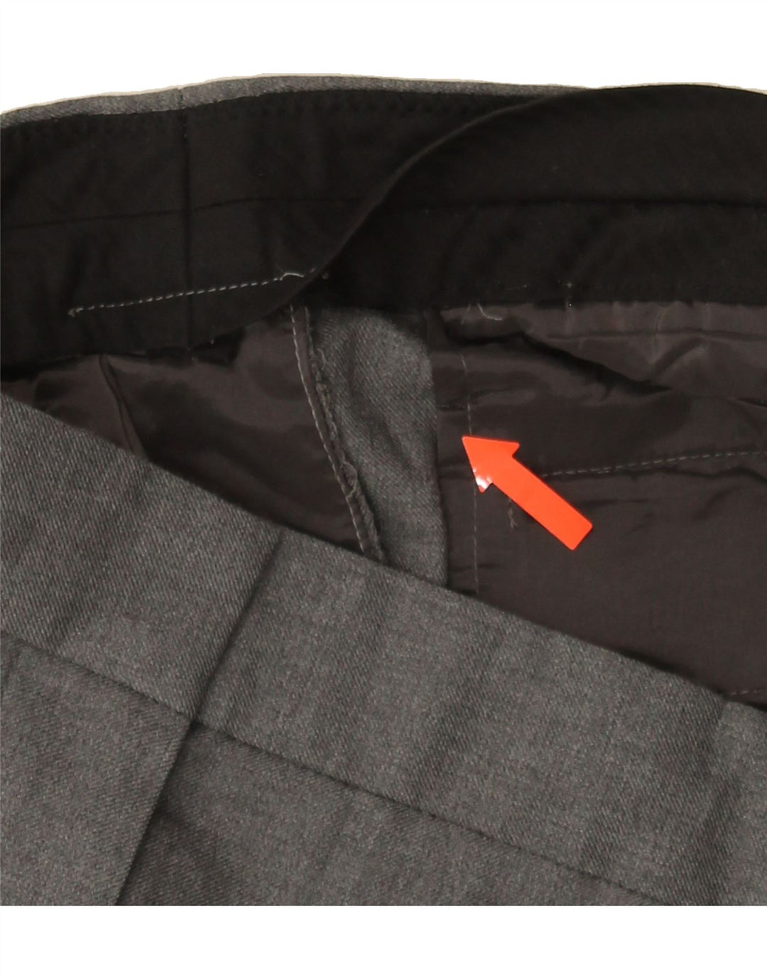 J. CREW Womens Slim Chino Trousers W32 L31 Grey Polyester Vintage J. Crew and Second-Hand J. Crew from Messina Hembry 