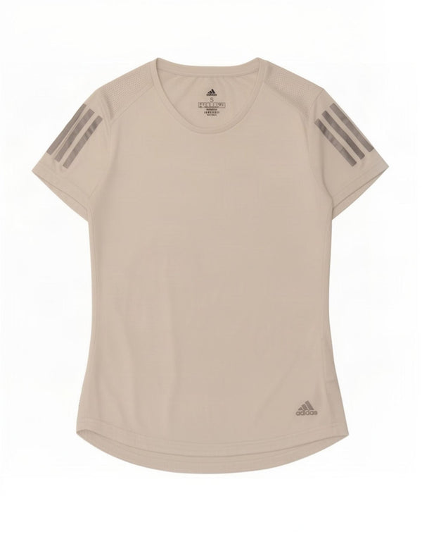 Женская футболка Adidas Aeroready Top UK 8/10, маленький белый полиэстер