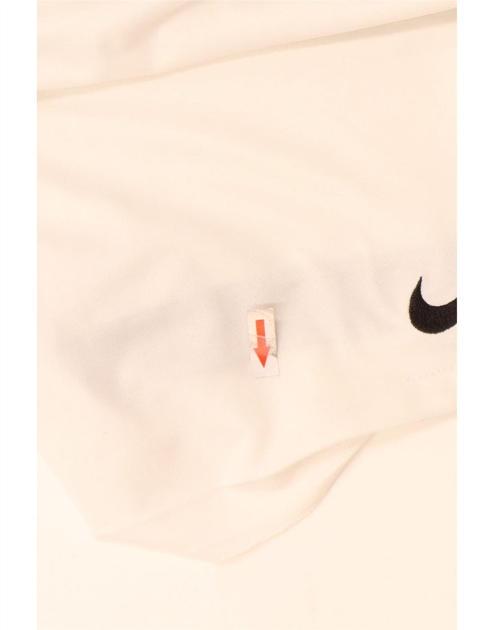 Мужские спортивные шорты Nike Dri Fit большого размера из полиэстера белого цвета