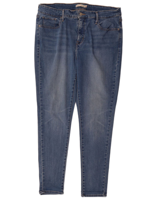 Женские джинсы Levi's 310 Shaping Super Skinny США 22 3XL W42 L29 Синий хлопок