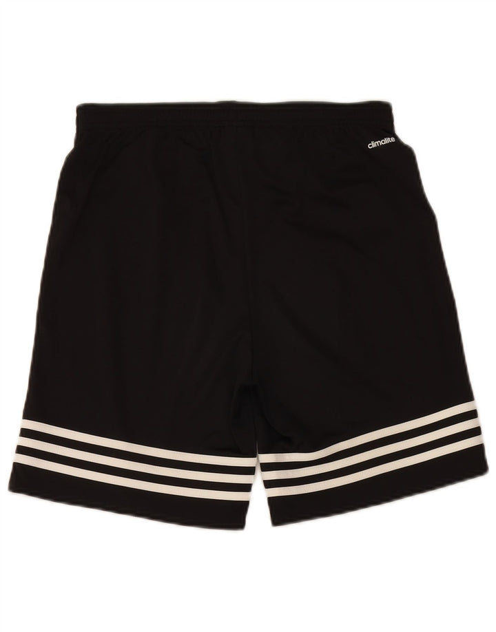 Спортивные шорты Adidas Climalite для мальчиков 13-14 лет, черный полиэстер
