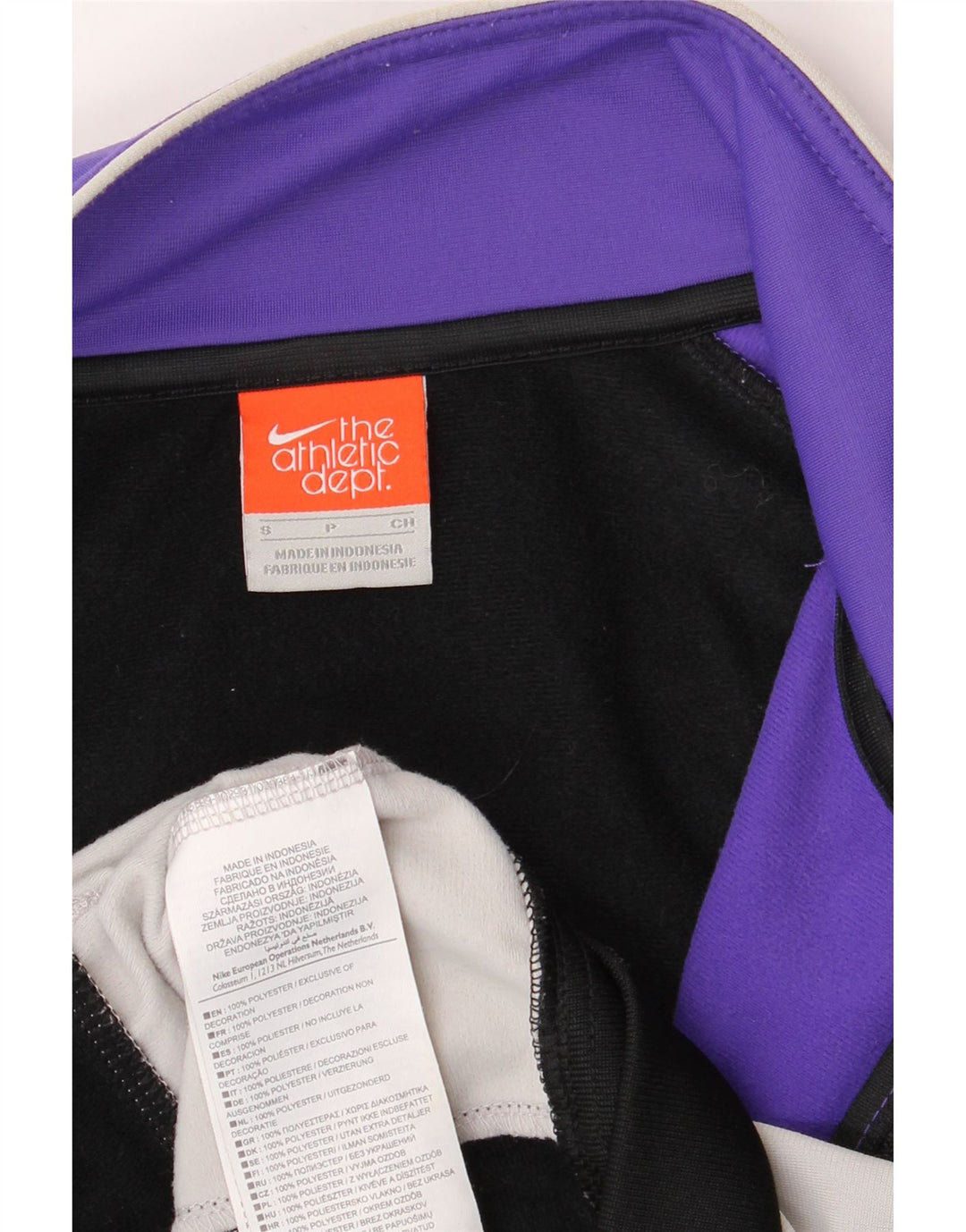 Мужской спортивный костюм Nike, маленькая фиолетовая полиэстер с цветными блоками