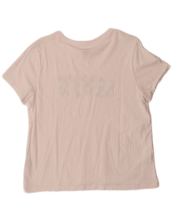 Женская футболка с рисунком Levi's Top UK 18 XL, белый хлопок