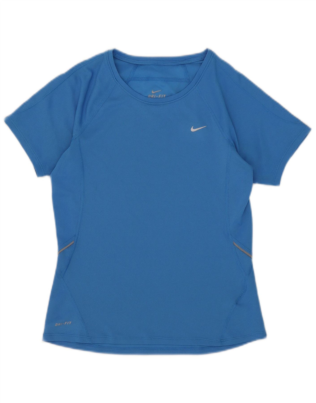 Женская футболка Nike Dri Fit Top UK 8/10, маленький синий полиэстер