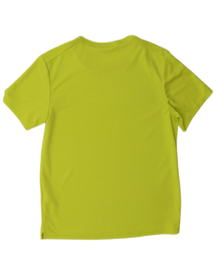 Мужская футболка Nike Dri Fit, маленький зеленый полиэстер