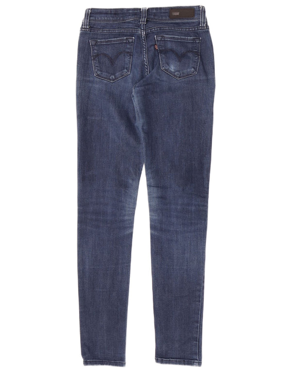 Женские джинсы скинни Levi's Demi Curve W25 L30, синий хлопок