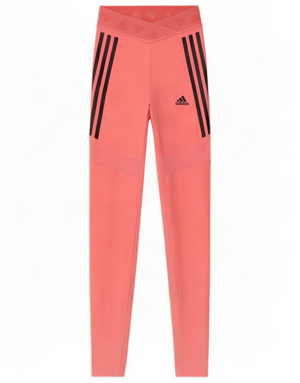 Женские леггинсы Adidas Aeroready с рисунком UK 4/6 XS, розовый полиэстер