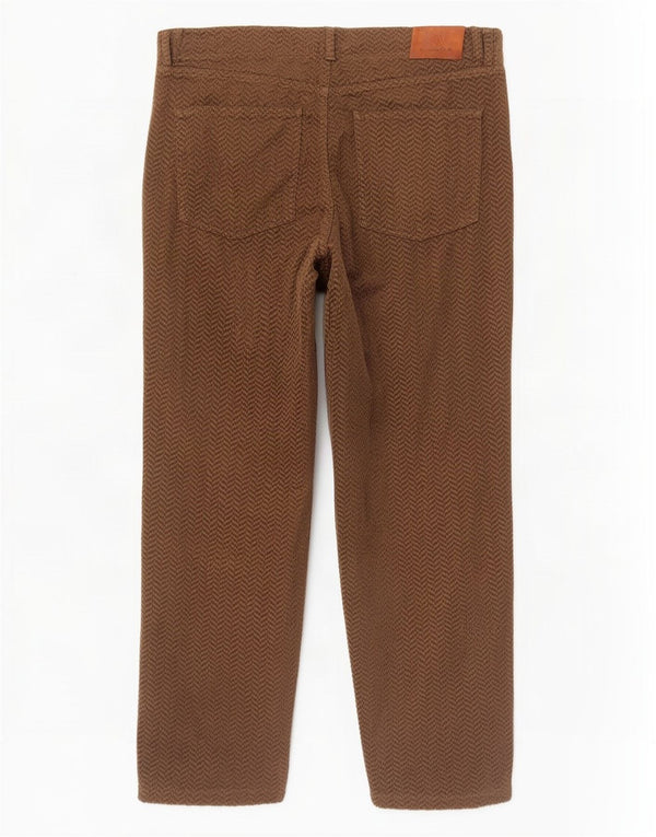 Женские вельветовые брюки Massimo Dutti EU 42, большие W32 L28, бежевые