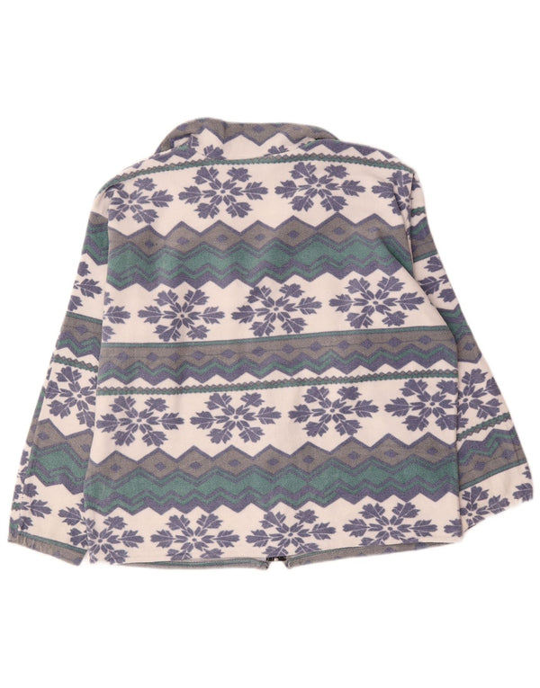 Винтажная мужская флисовая куртка UK 42 XL разноцветная Fair Isle