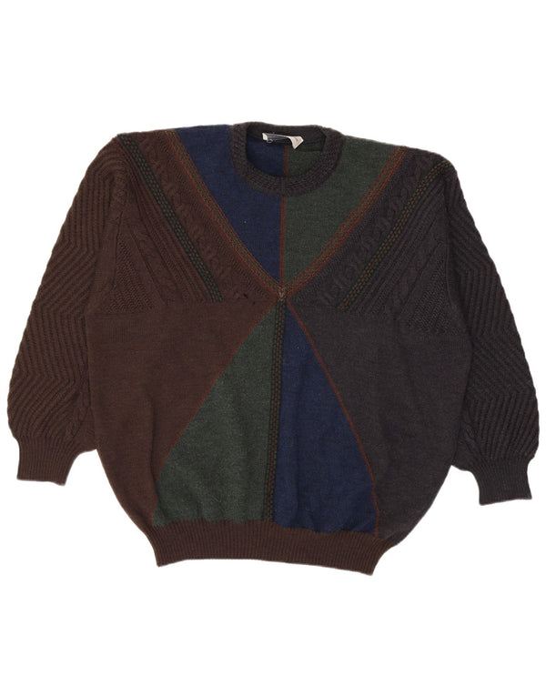Umberto Bilancioni Mens Crew Neck Jumper Sweater IT 54 XL Multicoloured