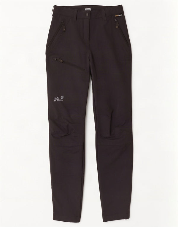 Jack Wolfskin Женские брюки-ветровки карго UK 8 Small W26 L30 Черные