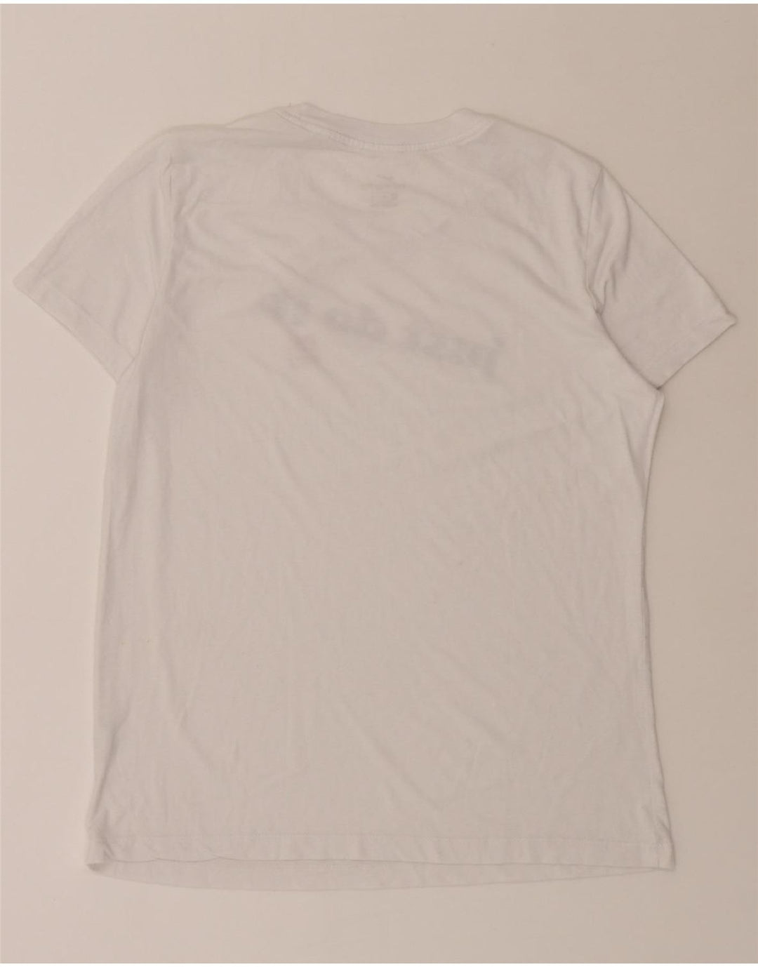 NIKE Womens Graphic T-Shirt Top UK 14 Medium White Cotton Vintage Nike and Second-Hand Nike from Messina Hembry 