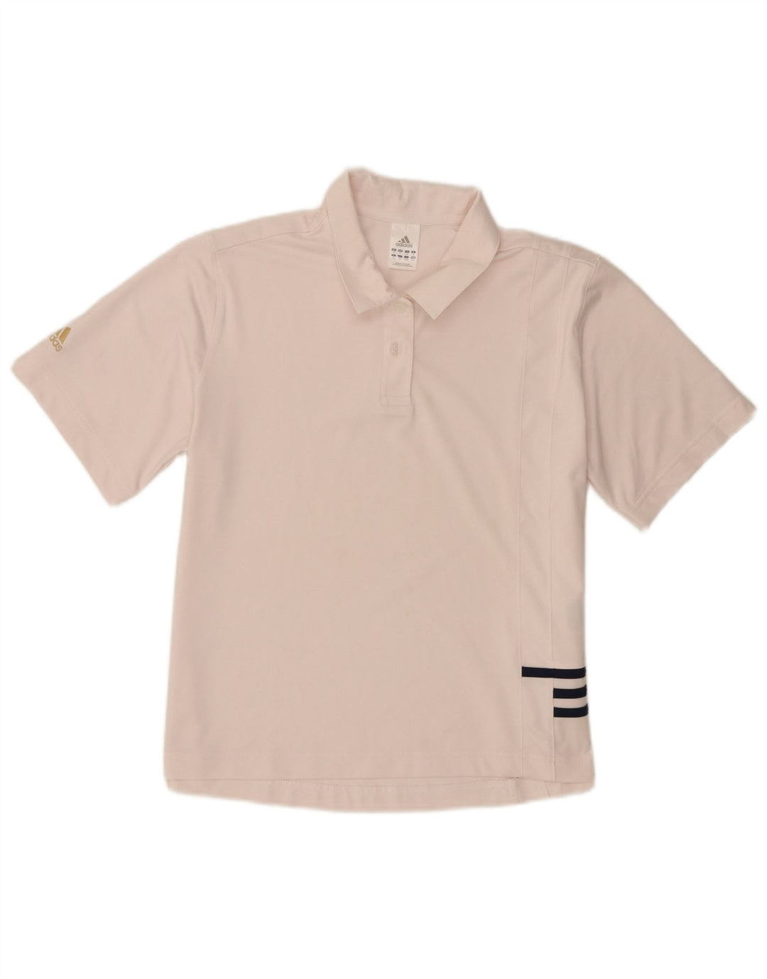 Женская рубашка поло Adidas UK 18 XL розовая из полиэстера