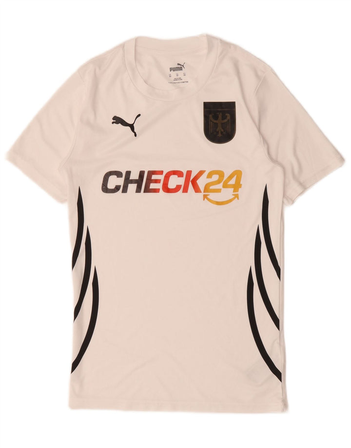 Мужская футболка с рисунком Puma Top XS, белый полиэстер