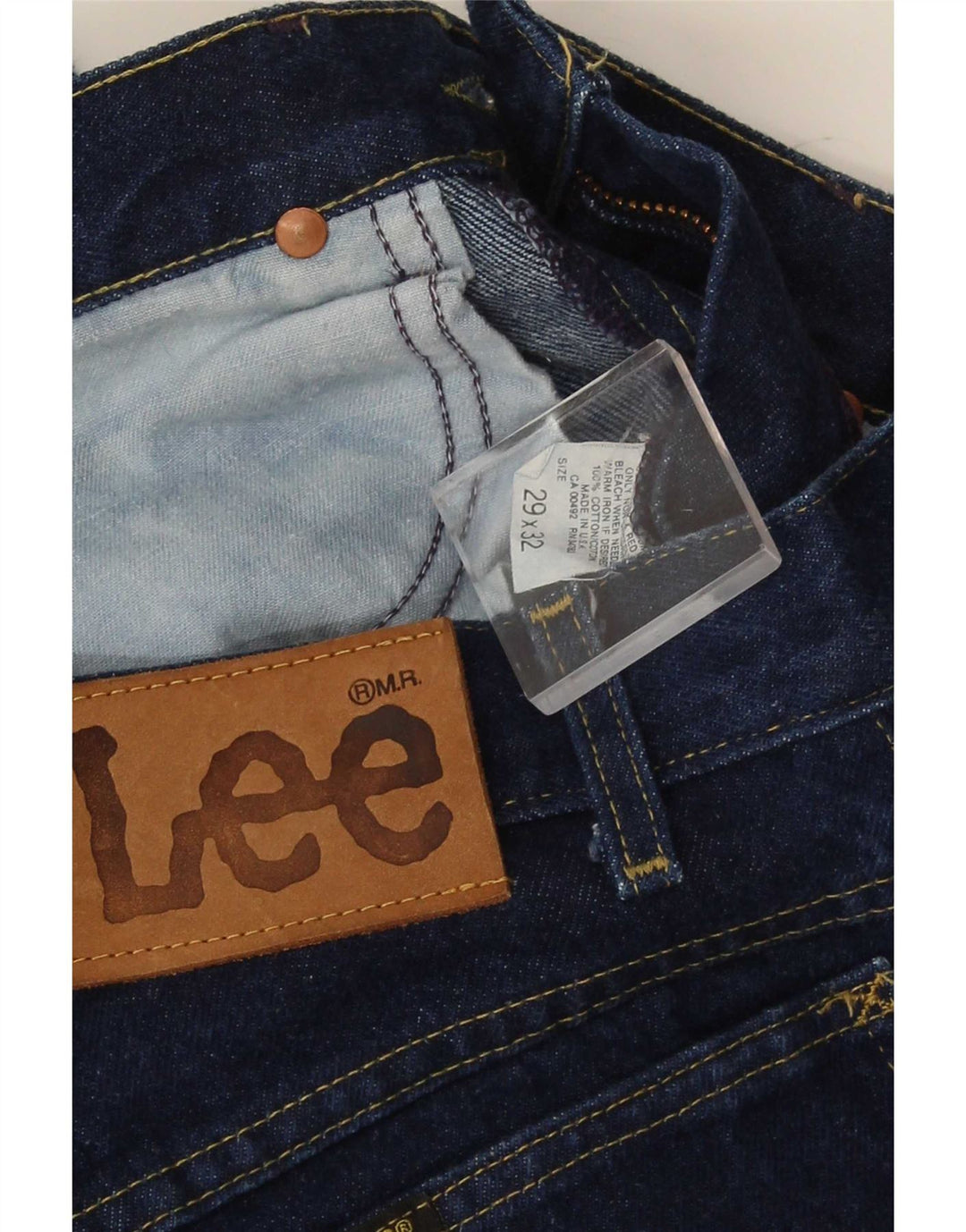 Мужские прямые джинсы Lee W29 L26 темно-синие