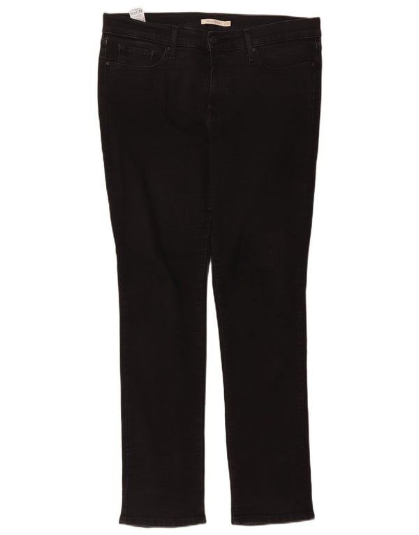 Женские джинсы Levi's 312 Shaping Slim W32 L30, черный хлопок