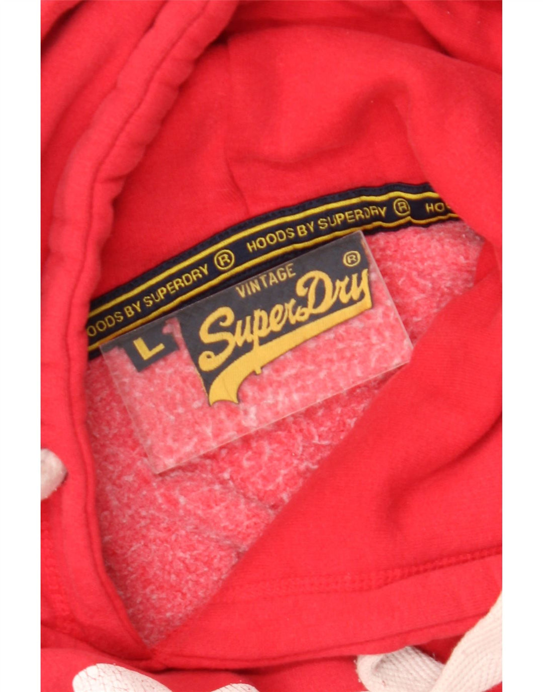Мужской джемпер с капюшоном Superdry, большой красный