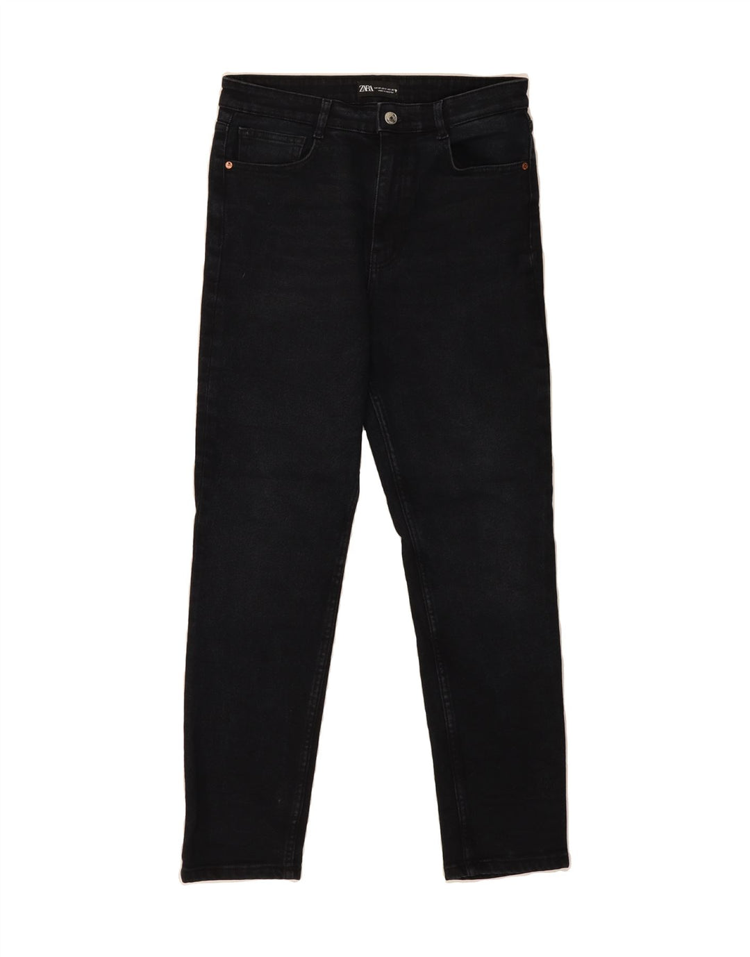 ZARA Womens Slim Jeans EU 40 Medium W30 L27 Navy Blue Vintage Zara and Second-Hand Zara from Messina Hembry 