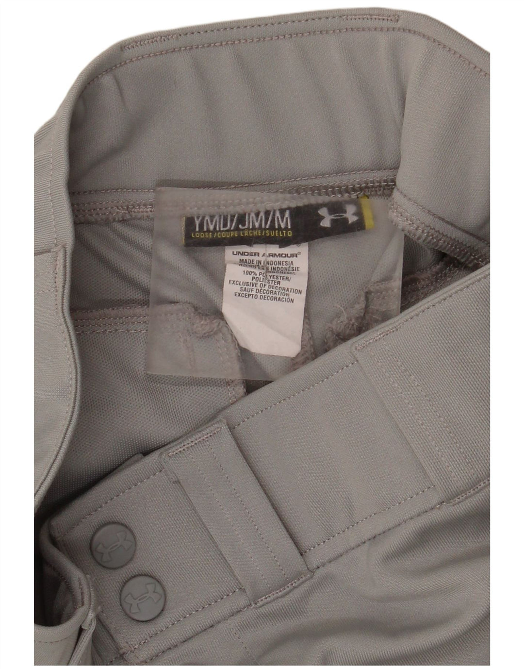 Прямые повседневные брюки Under Armour для мальчиков 9–10 лет, средние W26 L28, серые