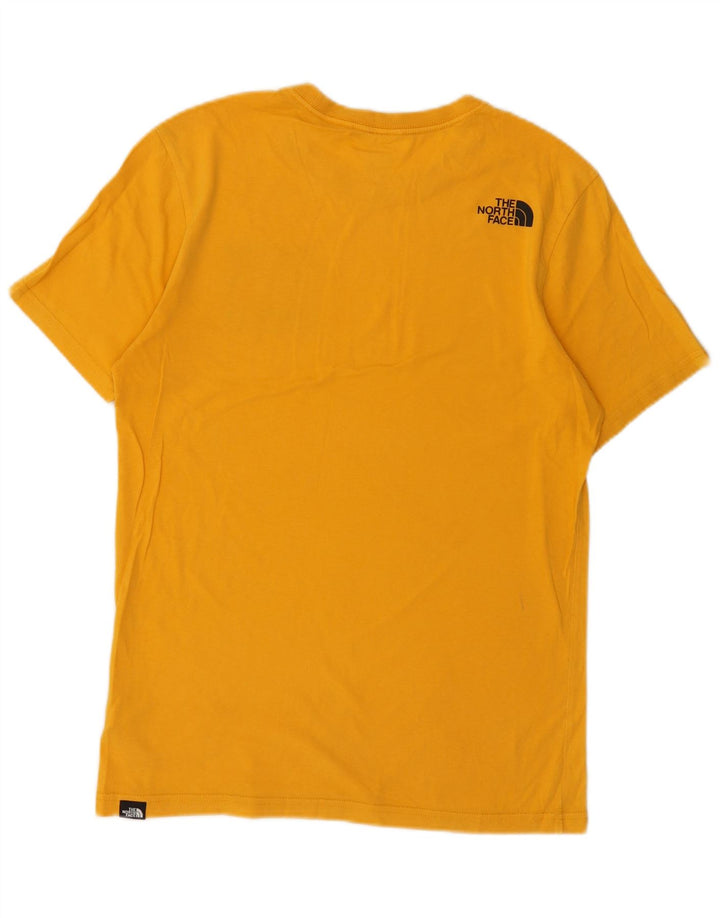 Мужская футболка The North Face, маленький желтый хлопок