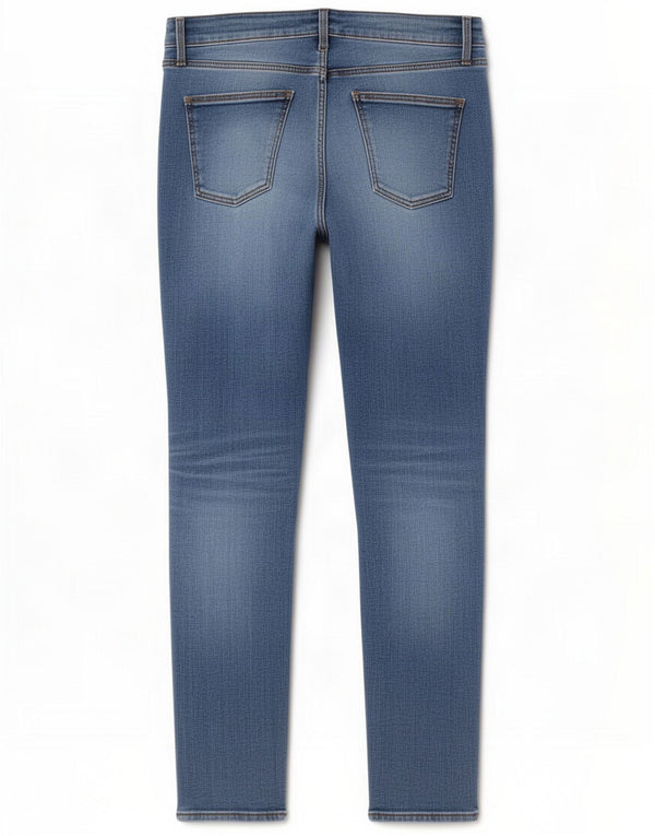 Zara Женские узкие джинсы EU 40 Medium W30 L29 Синий хлопок
