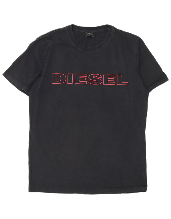 Мужская футболка с рисунком Diesel Top XL, черный хлопок