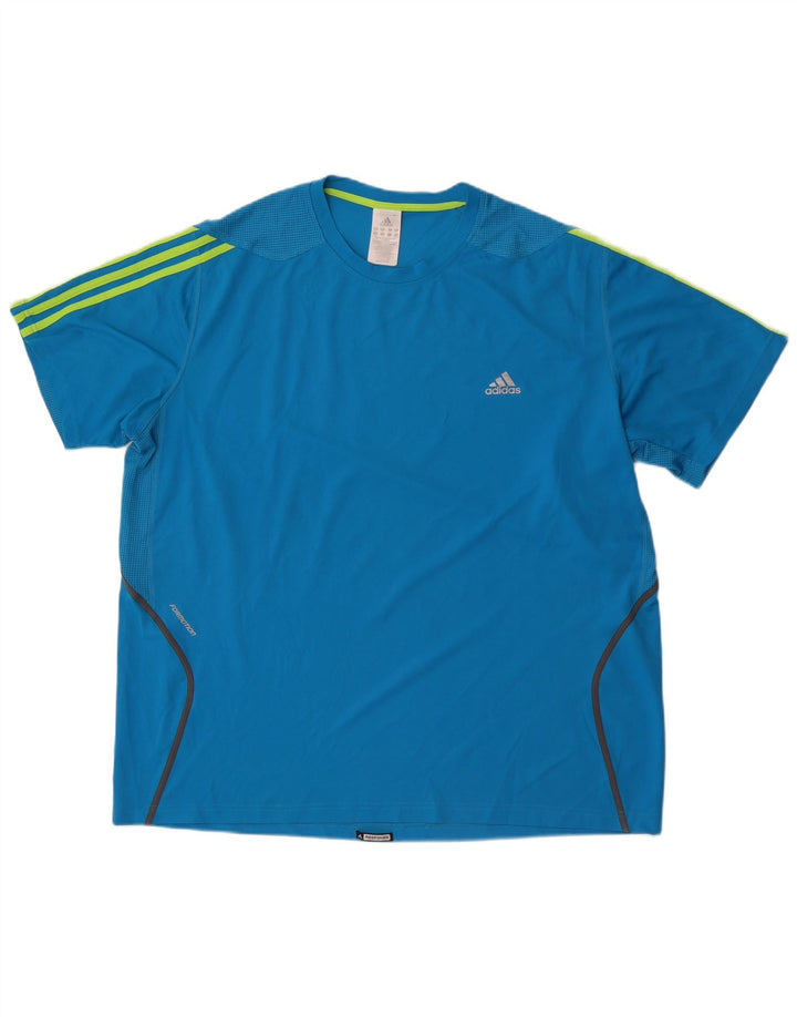 Мужская футболка Adidas Top 2XL Синяя Полиэстер