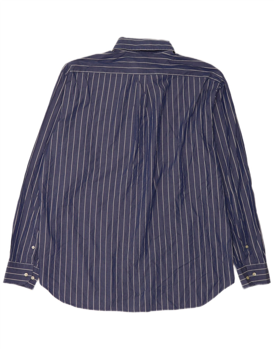 Мужская рубашка Brooksfield, размер 43, большая синяя полоска