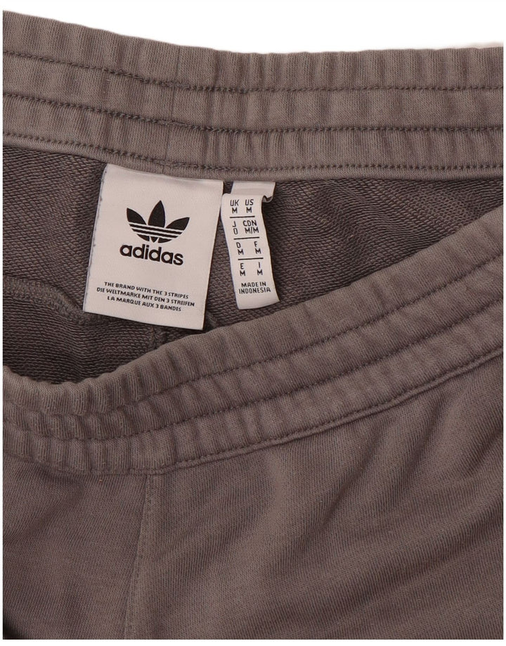 Мужские спортивные шорты Adidas среднего серого цвета