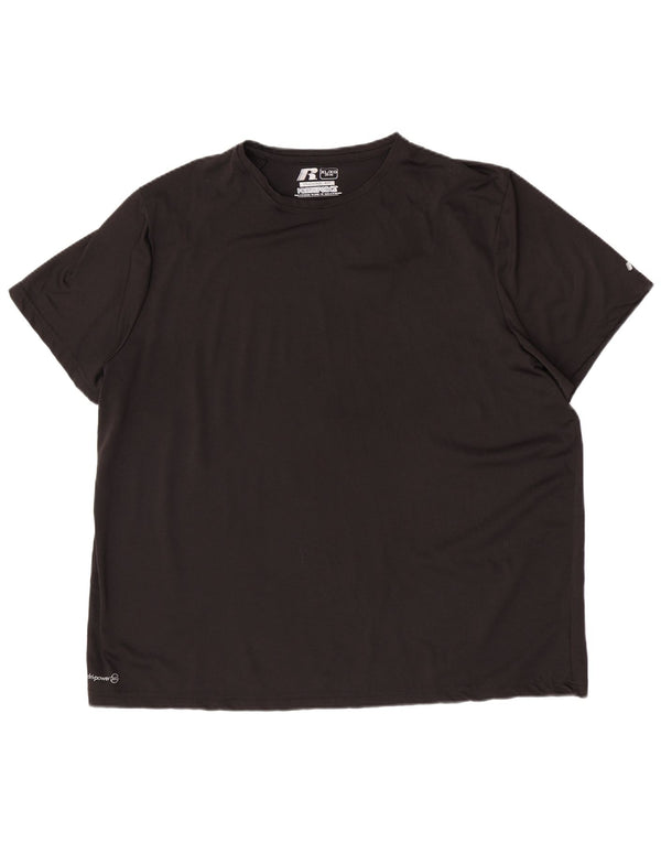 Мужская футболка Russell Athletic Dri-Power, верх XL, черный полиэстер