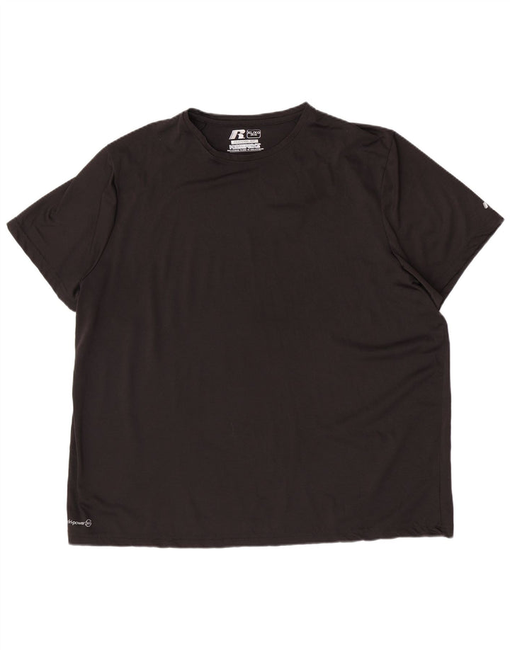 Мужская футболка Russell Athletic Dri-Power, верх XL, черный полиэстер