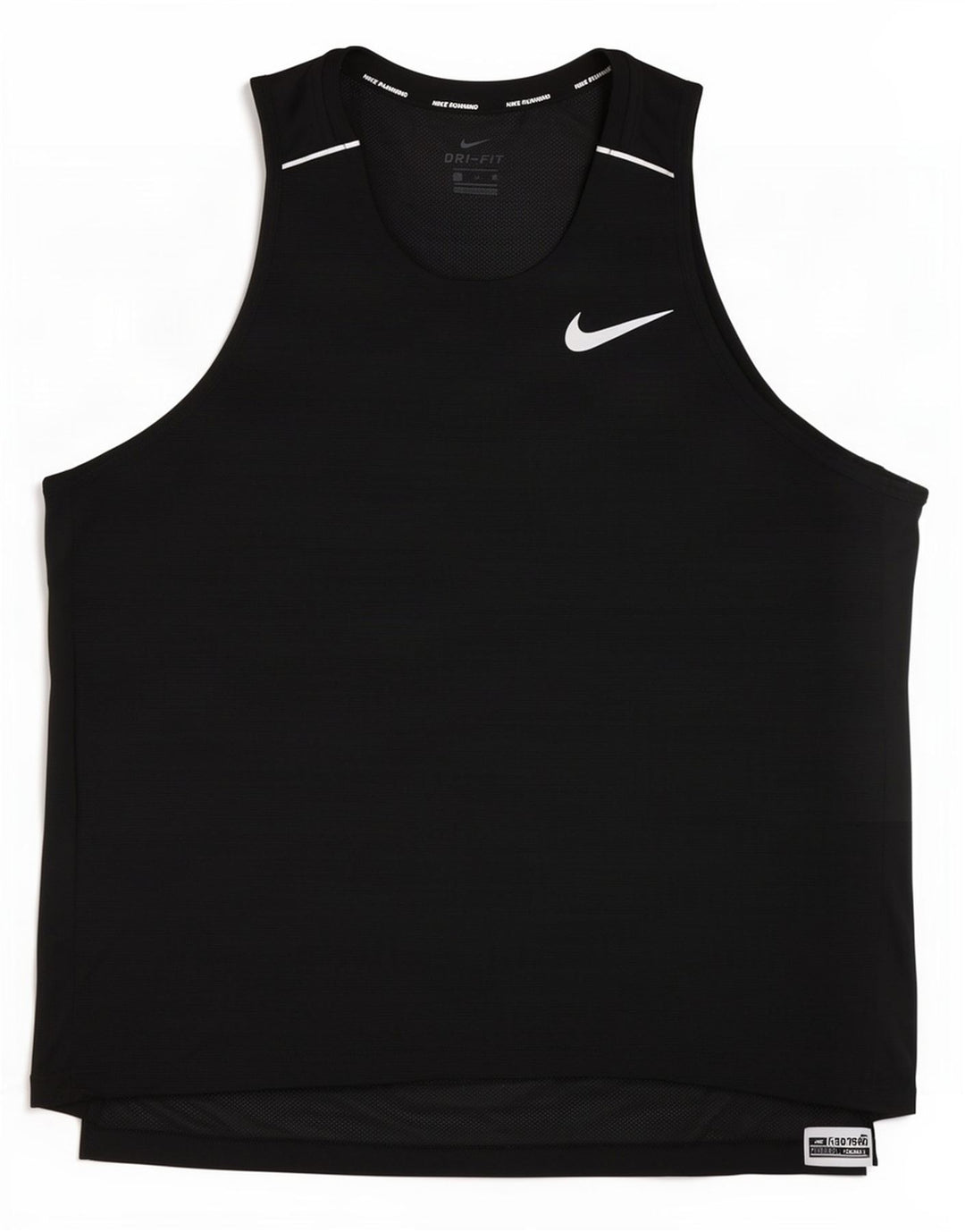 Мужской жилет Nike Dri Fit XL, черный полиэстер в тонкую полоску
