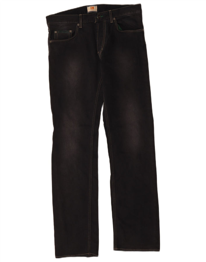 Мужские прямые джинсы Hugo Boss W32 L32 черные