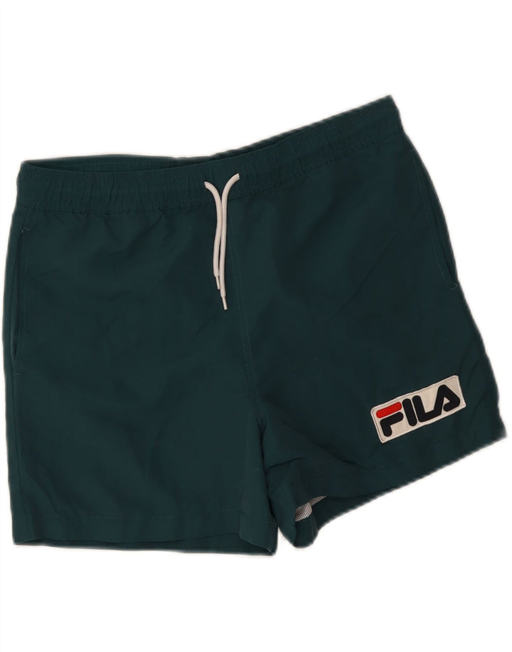 Мужские шорты для плавания Fila, маленькие, зеленые